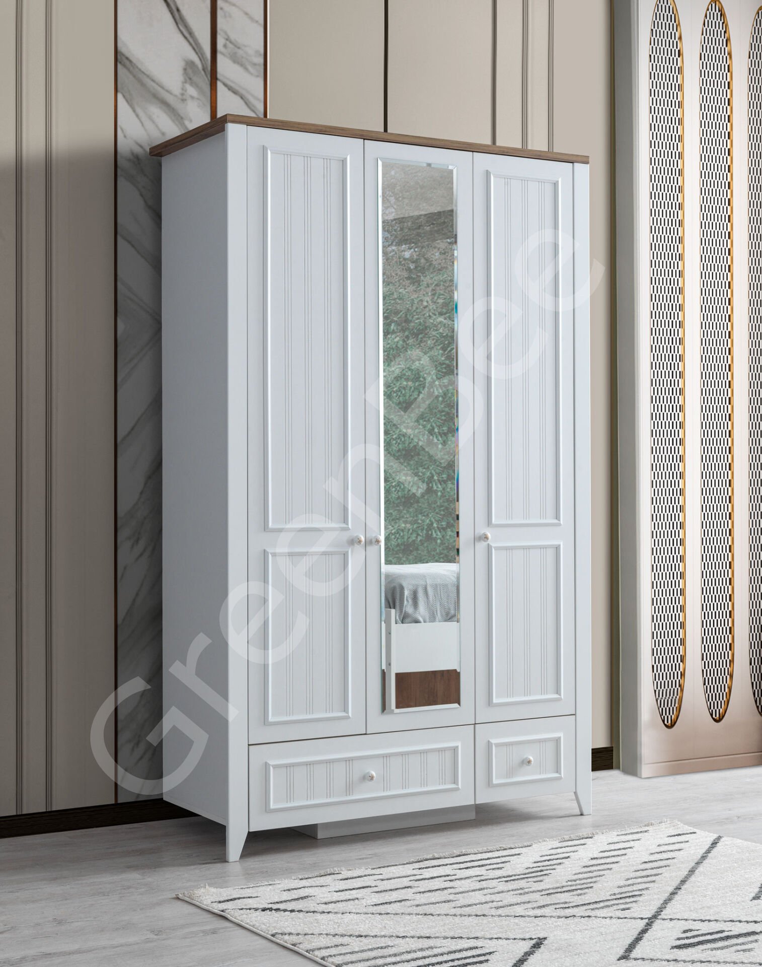 Yalı 3 Kapılı Gardrop