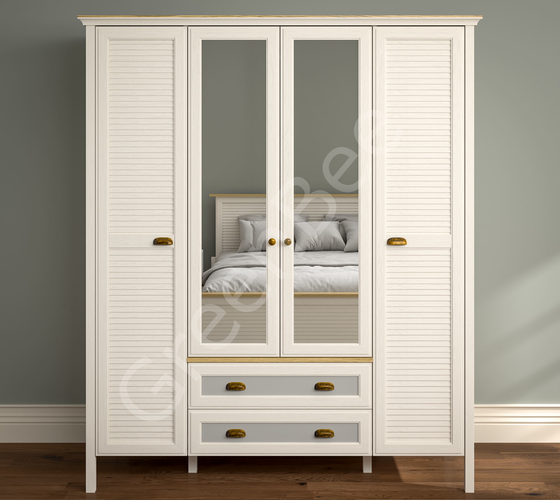 Misto 4 Kapılı Gardrop 21004