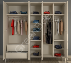 Misto 5 Kapılı Gardrop 21005