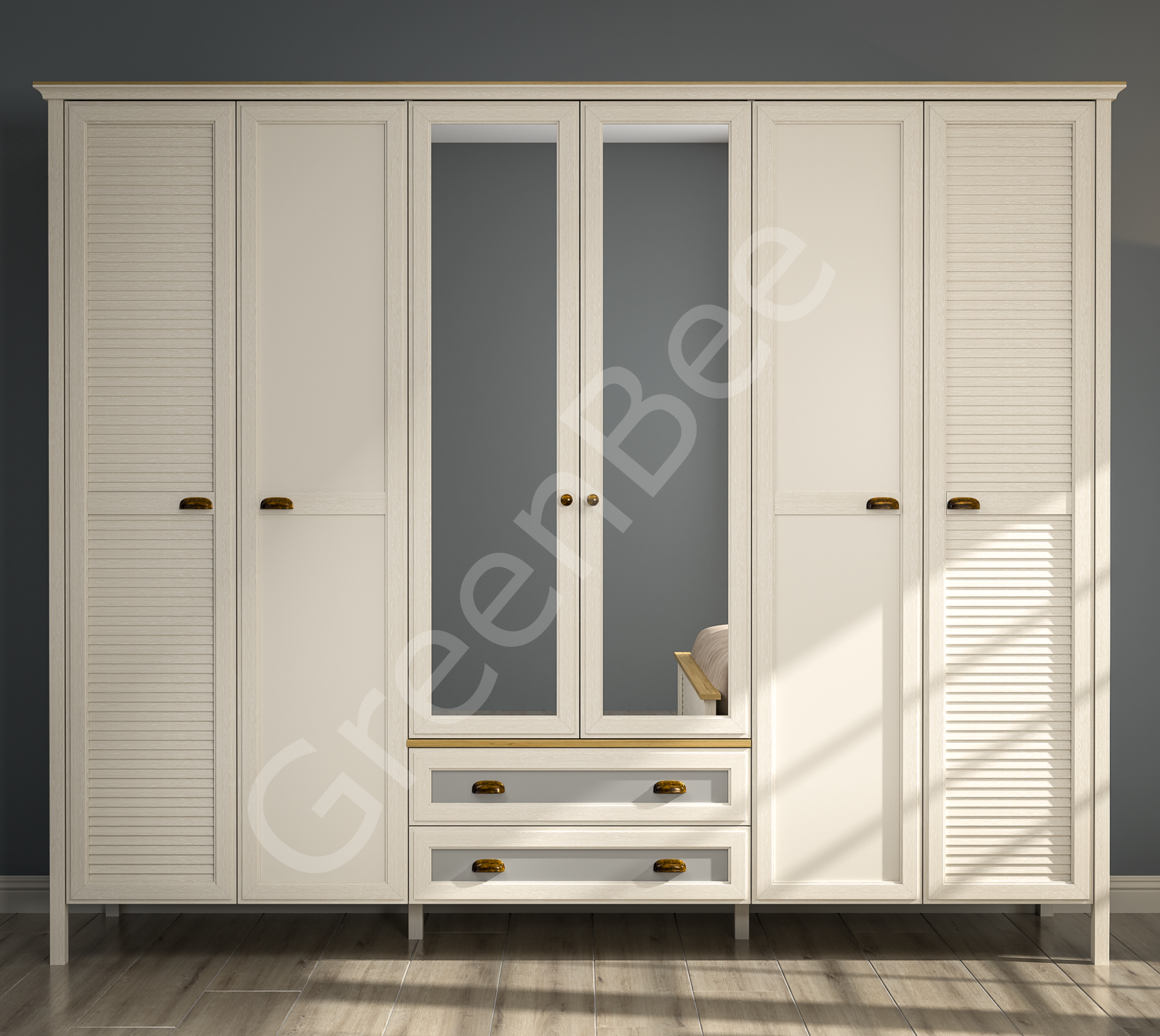 Misto 6 Kapılı Gardrop 21007