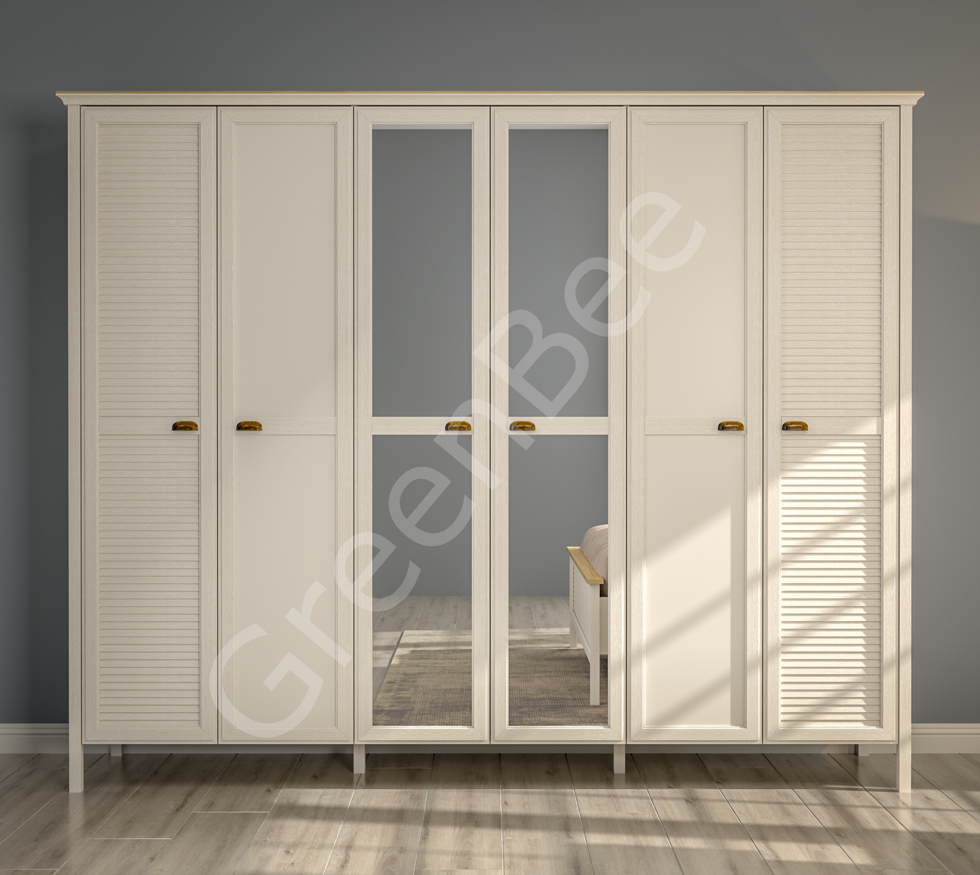 Misto 6 Kapılı Gardrop 21006